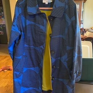 Boden hooded rain coat Sz 12